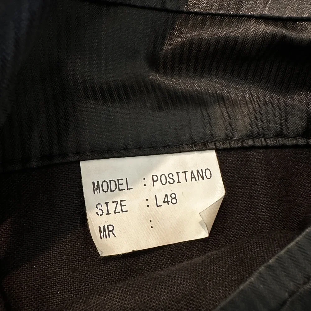 Alfani Leather Jacket Mens Size 48 L‎ Positano Black Sport Coat Blazer Soft